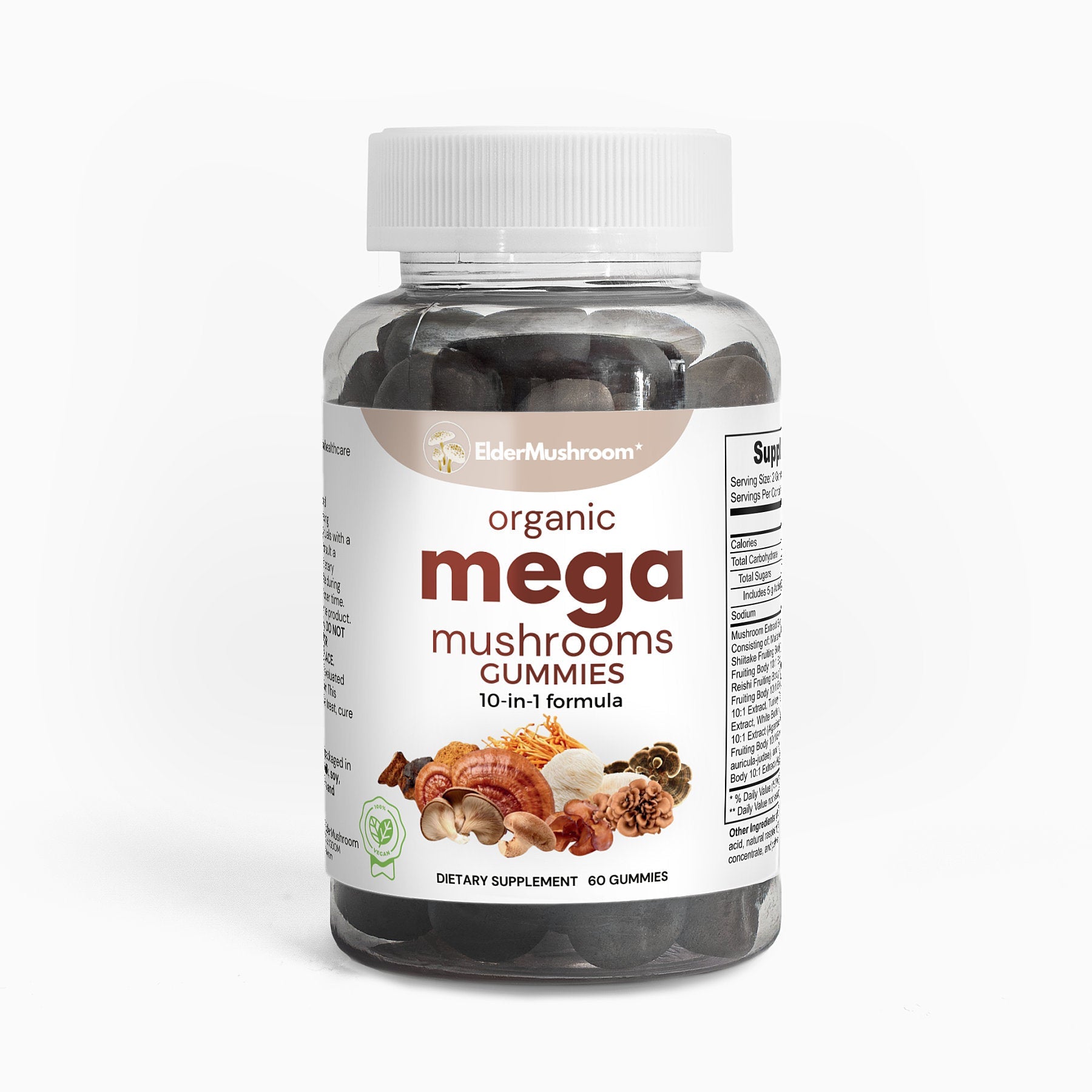 Organic mega mushroom GUMMIES